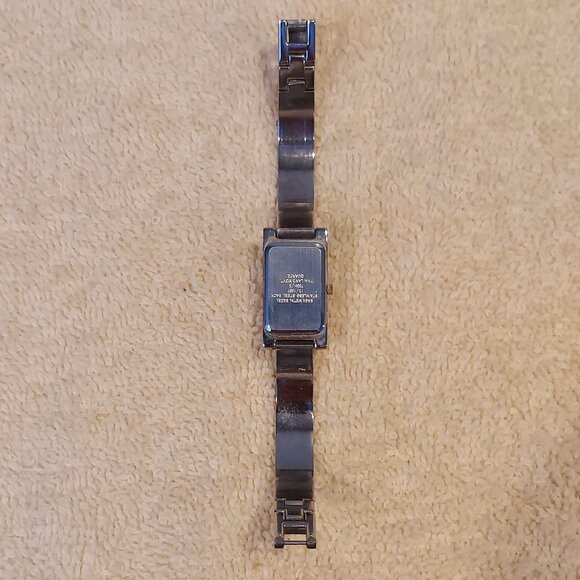 NIB ANNE KLEIN II STAINLESS STEEL DIAMOND ACCENTED WATCH - Picture 8 of 13